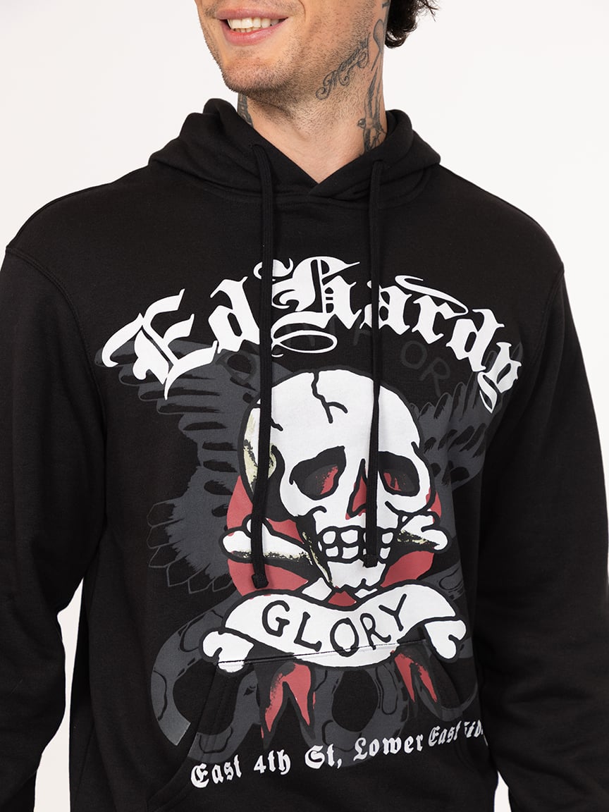 Men's Glory Skull Hoodie