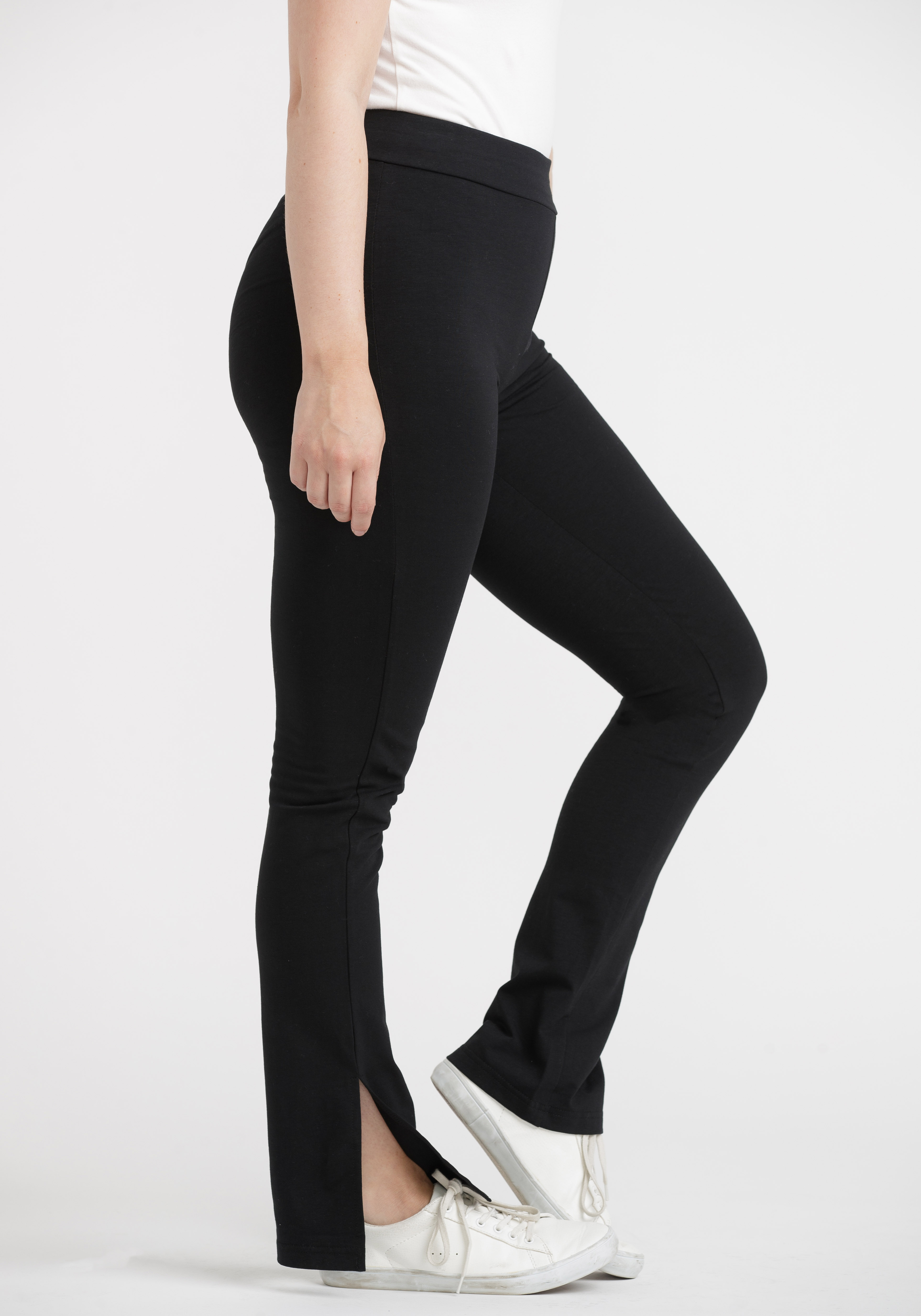 Women's Flared Side Slit Pants Warehouse One