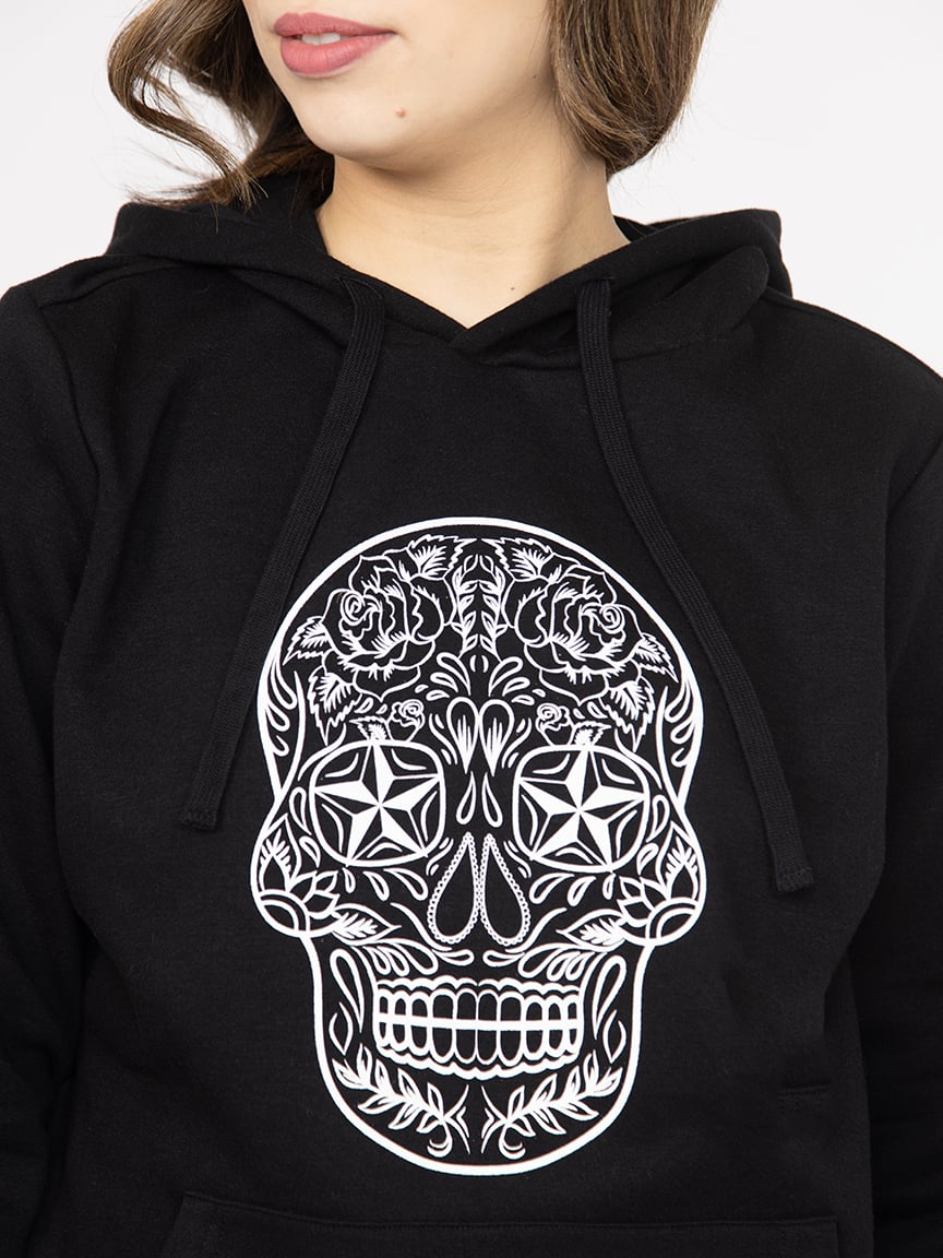 Women's Skull Pop Hoodie Warehouse One