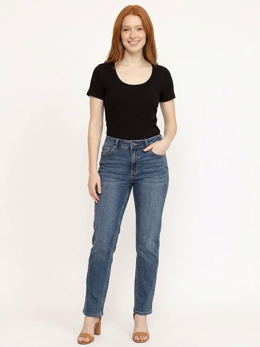 Women's Rib Sweetheart Tee