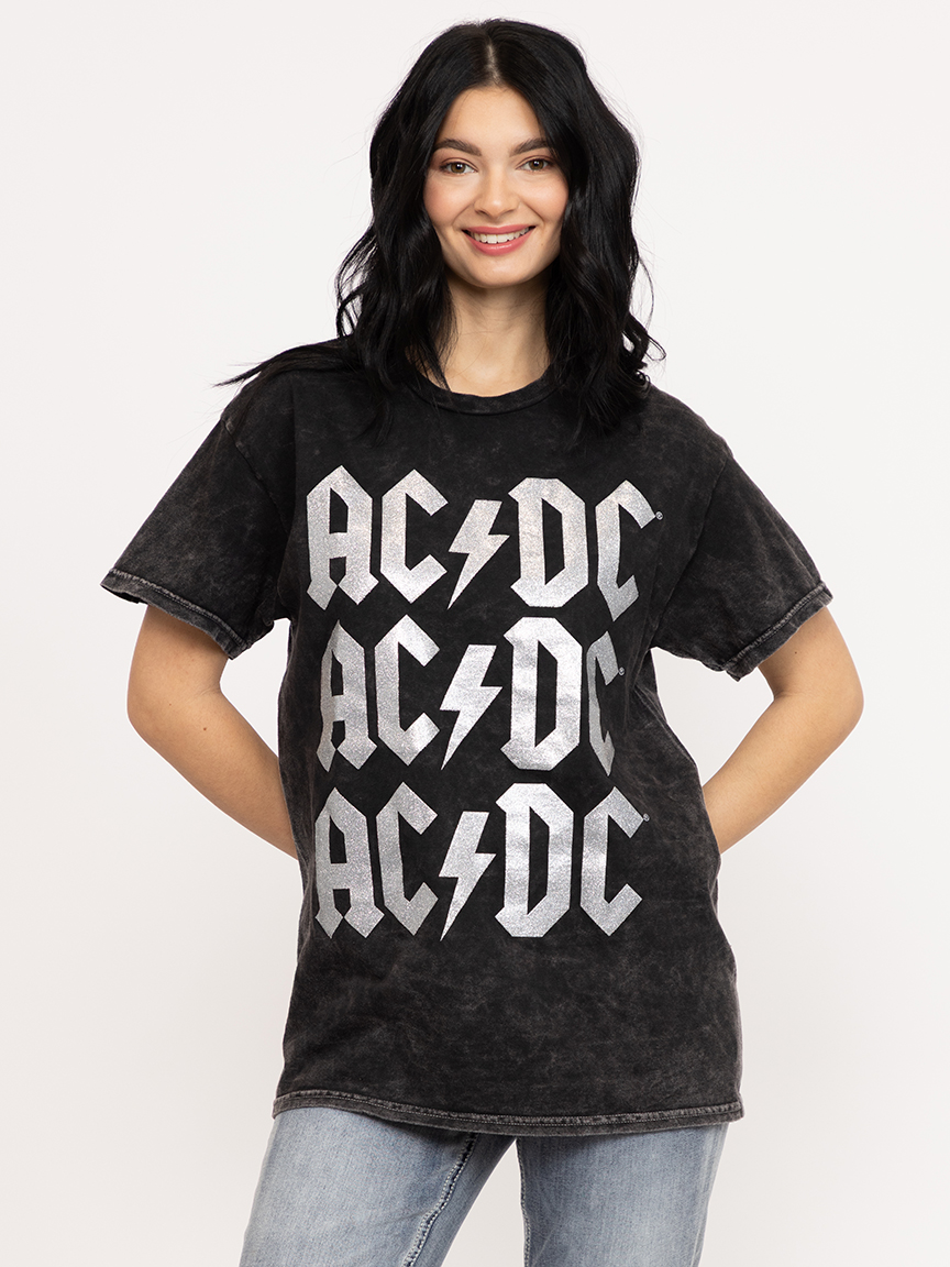 Women's AC/DC Washed Tee Warehouse One
