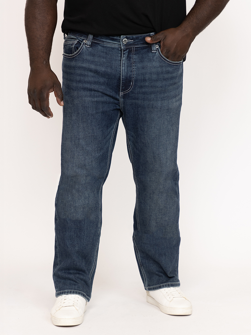 Men's Slim Straight Med Dark Jeans