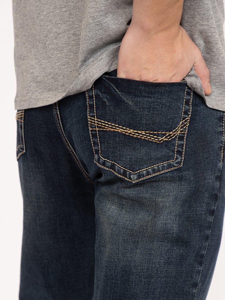 Men's Dark Wash Classic Boot Jeans