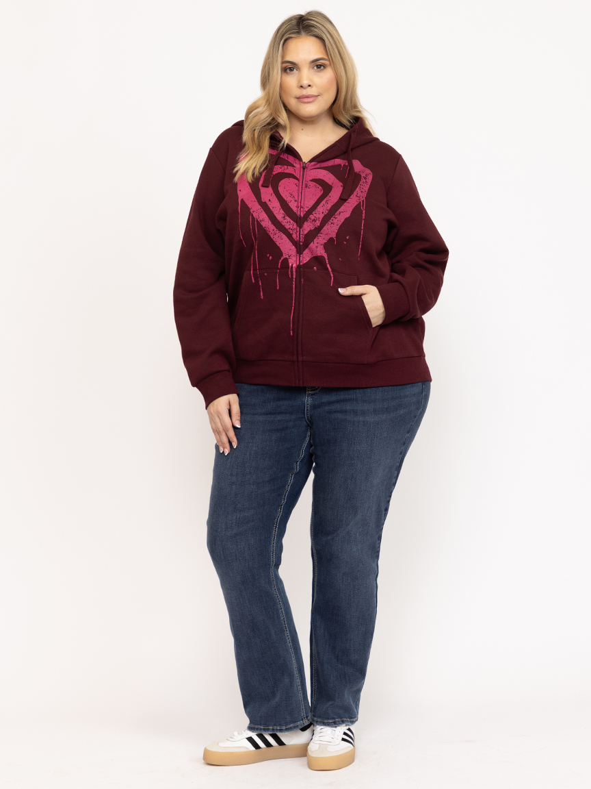 Women's Heart Graphic Hoodie