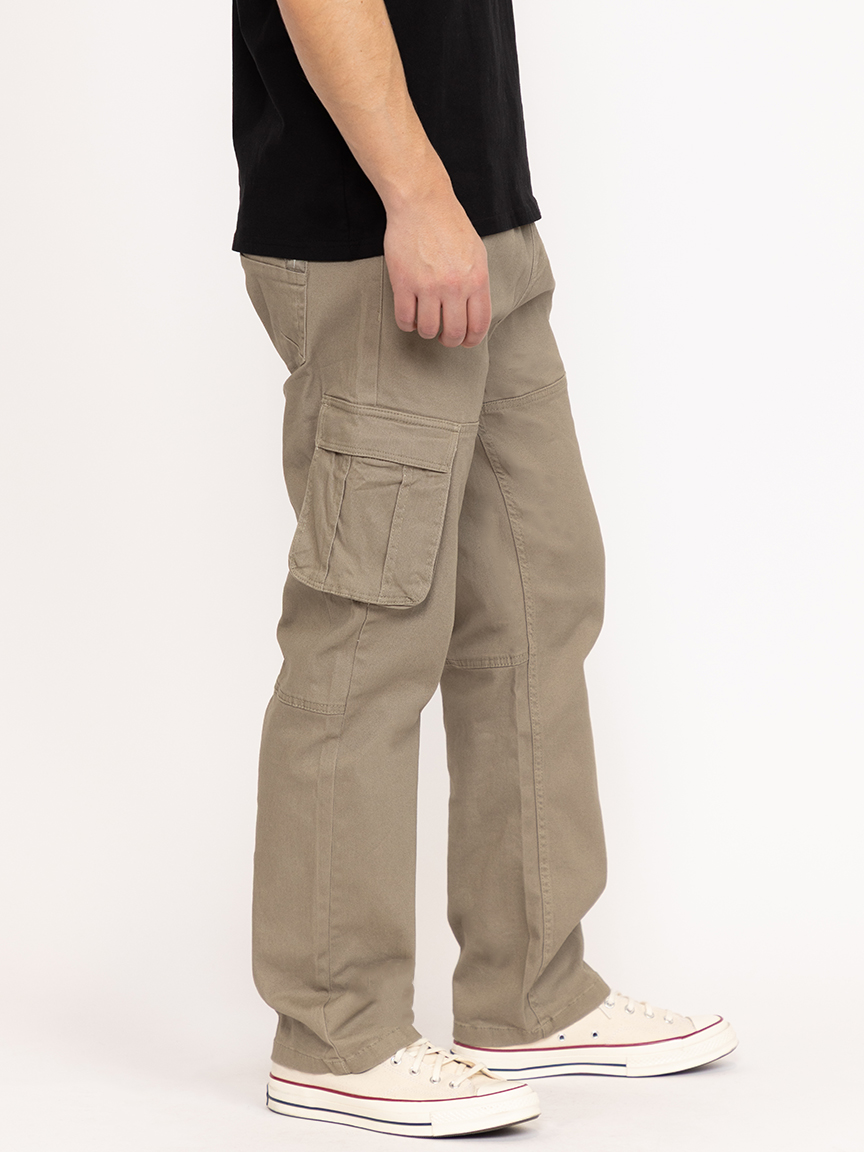 DNM WORKS Men's Khaki Cargo Sneaker Pant