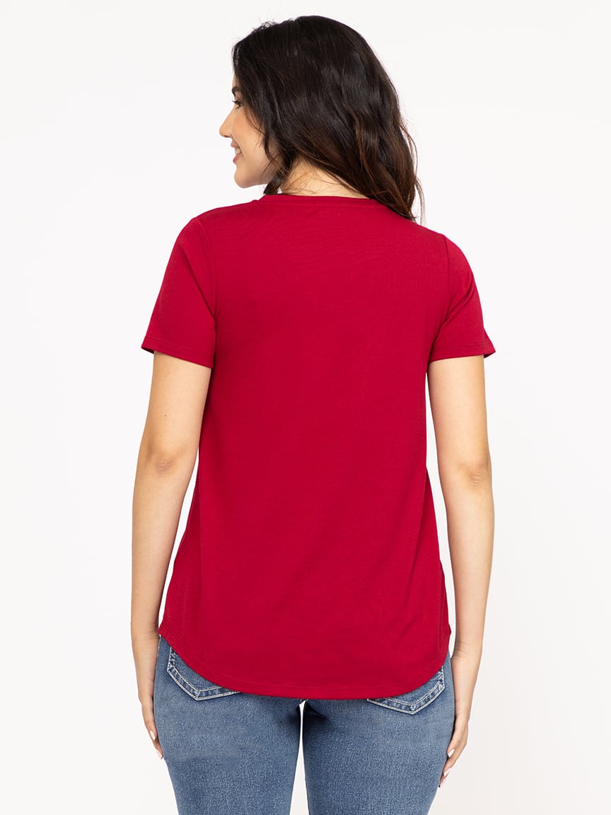 Women's Merry & Bright Crew Neck Tee