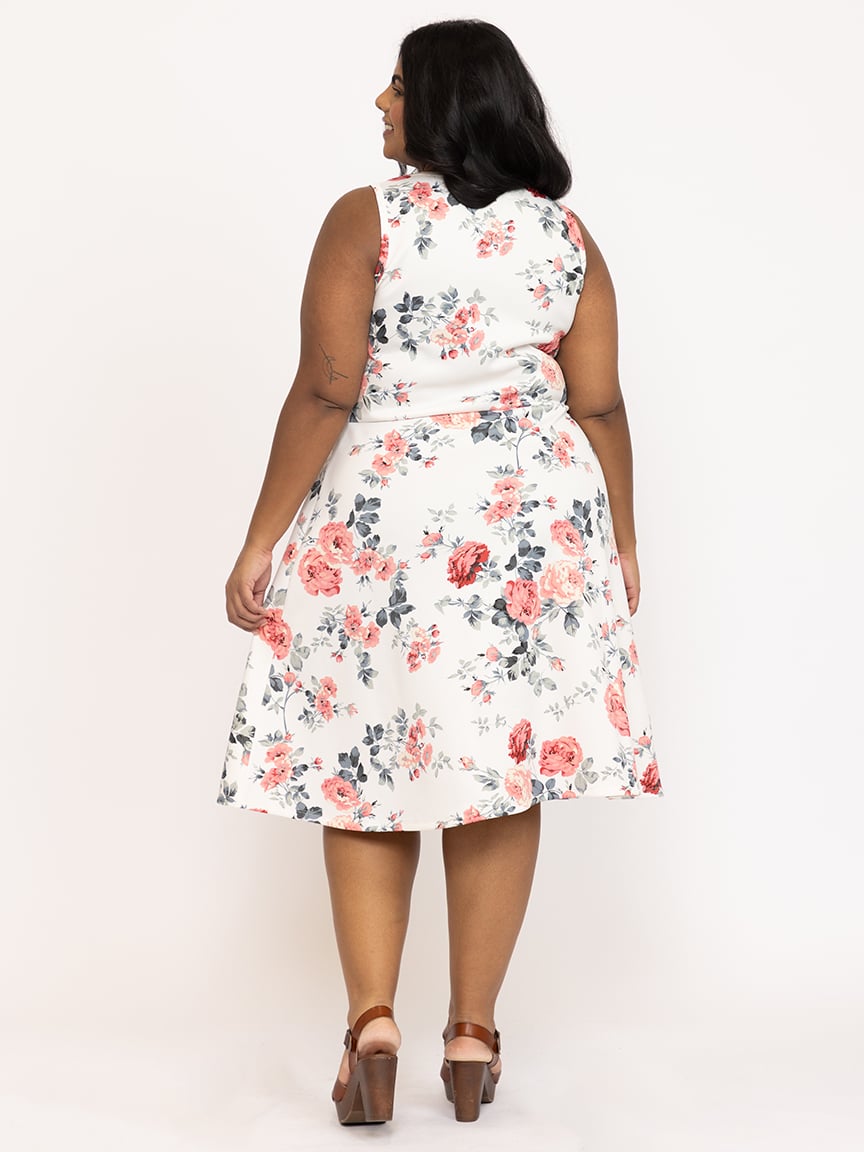 Women's Floral Skater Dress