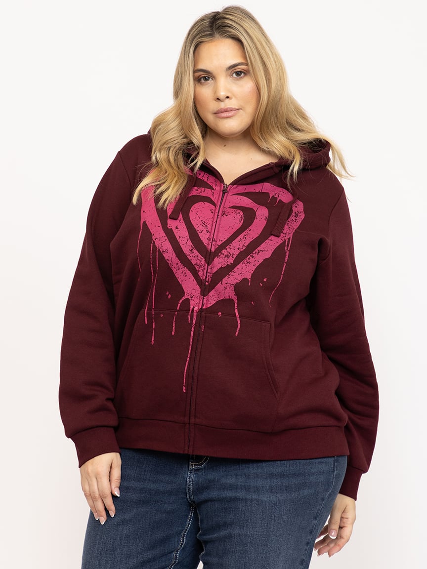 Women's Heart Graphic Hoodie