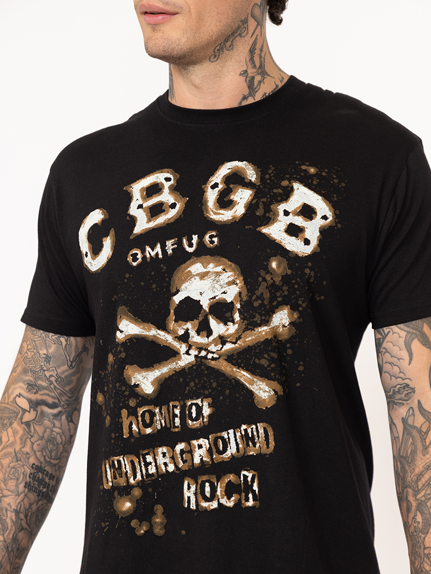Men's CBGB Punk Skull Tee