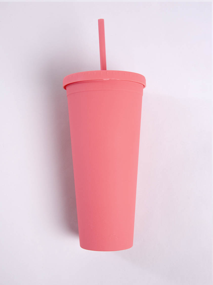 24oz Coated Beverage Tumbler