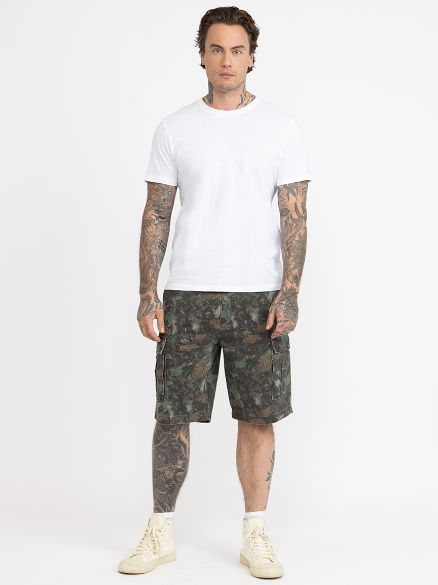 Men's Washed Camo Cargo Short Warehouse One