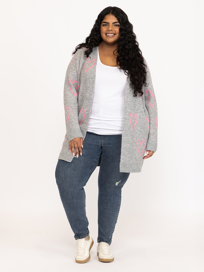 Women's Heart Cardigan