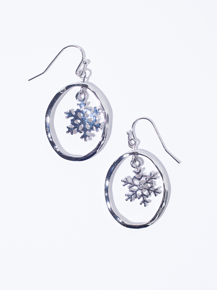 Women's Snowflake Earrings