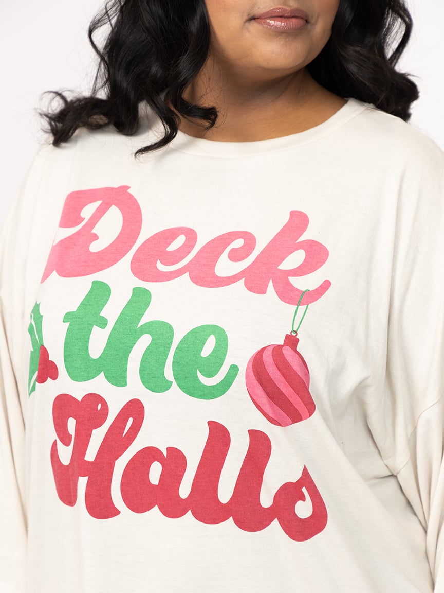 Women's Deck The Halls Long Sleeve Tee