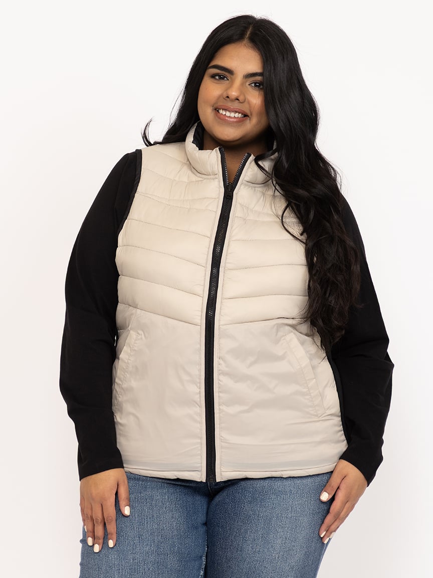Women's Reversible Puffer Vest
