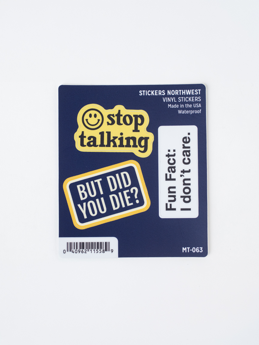 Not Listening Stickers