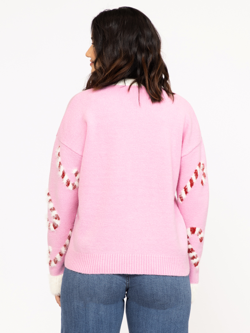Women's Festive Button Front Cardigan