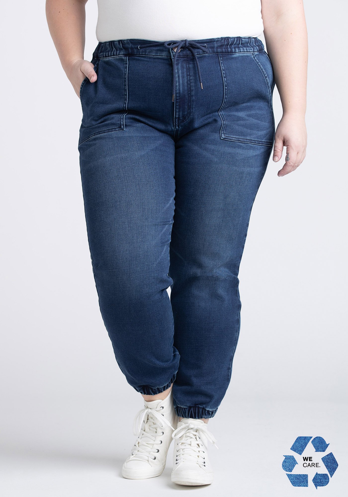 Women's Plus Size Surplus Pocket Denim Jogger