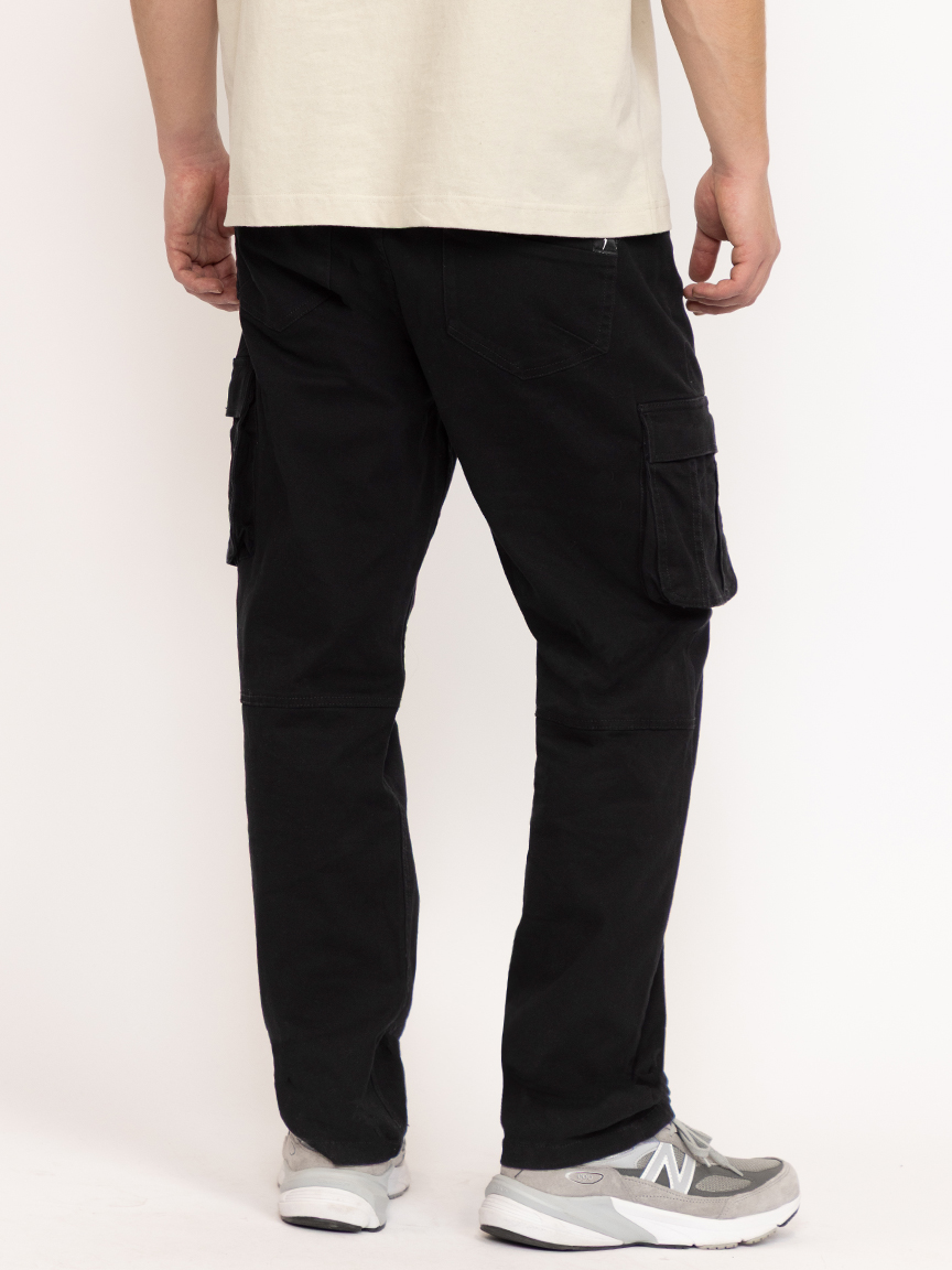 Men's Black Cargo Sneaker Pant