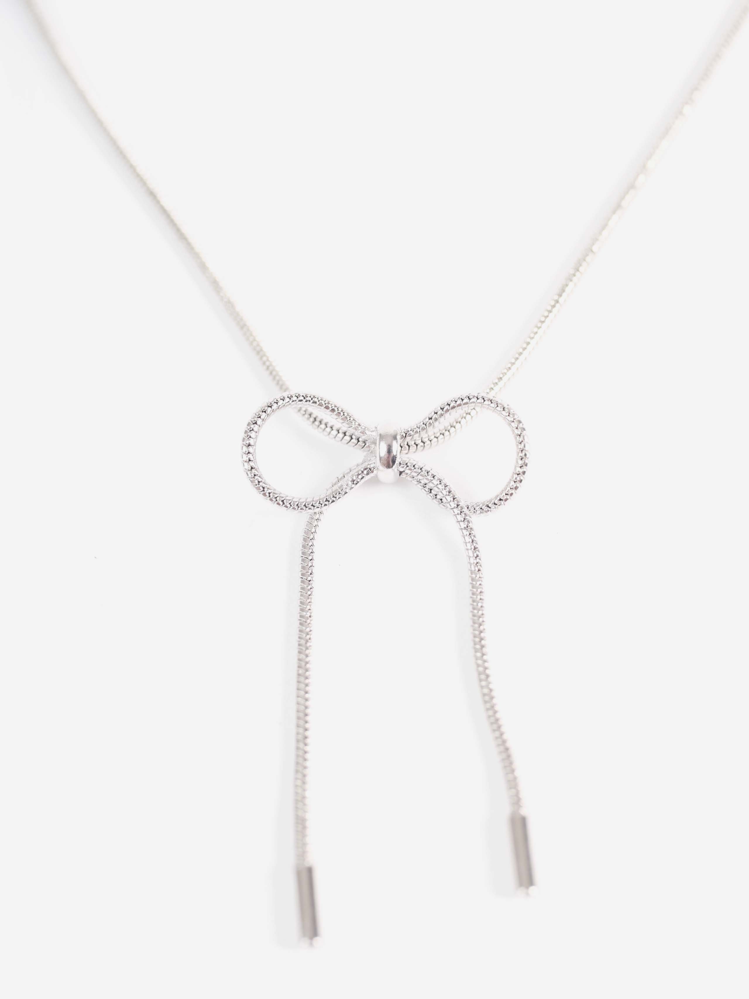 【TATIANA】(Silver925) Cross Ribbon Ball Necklace / 追跡送 TATIANA】(Silver925) Cross Ribbon Ball Necklace 韓国発