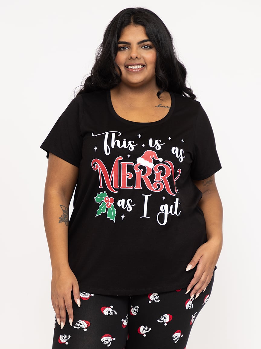 Women's As Merry I Get Scoop Neck Tee