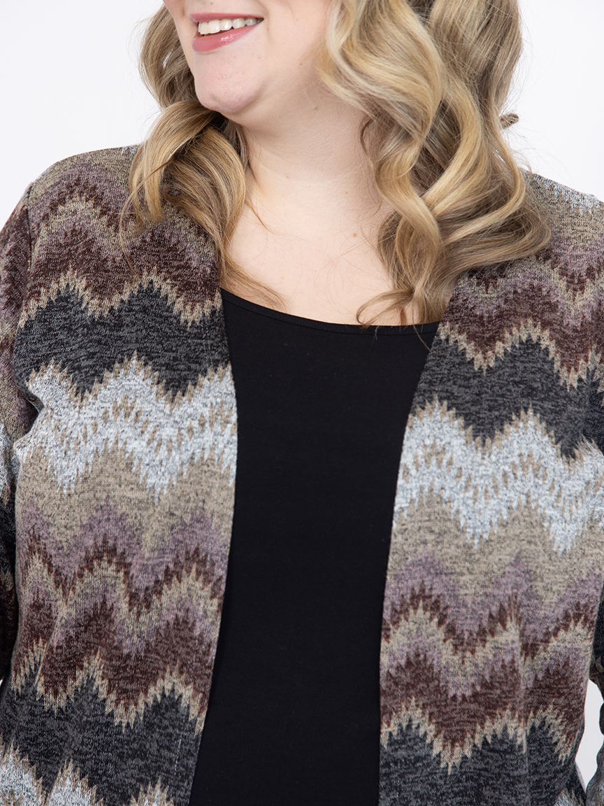 Women's Zig Zag Cardigan Warehouse One