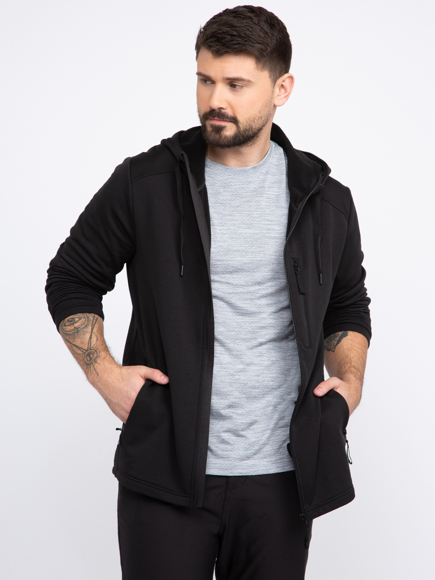 Men's Active Zip Up Hoodie Warehouse One