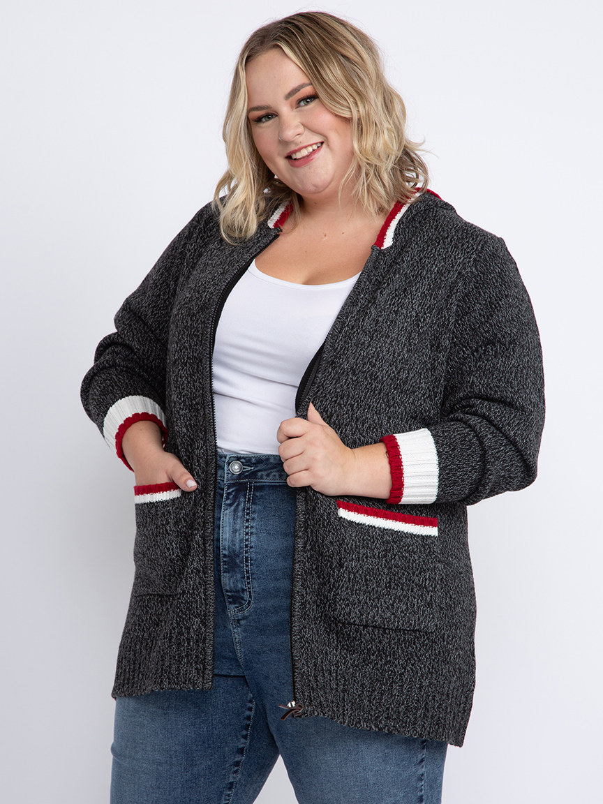 Women's Zip Front Cabin Cardigan Warehouse One