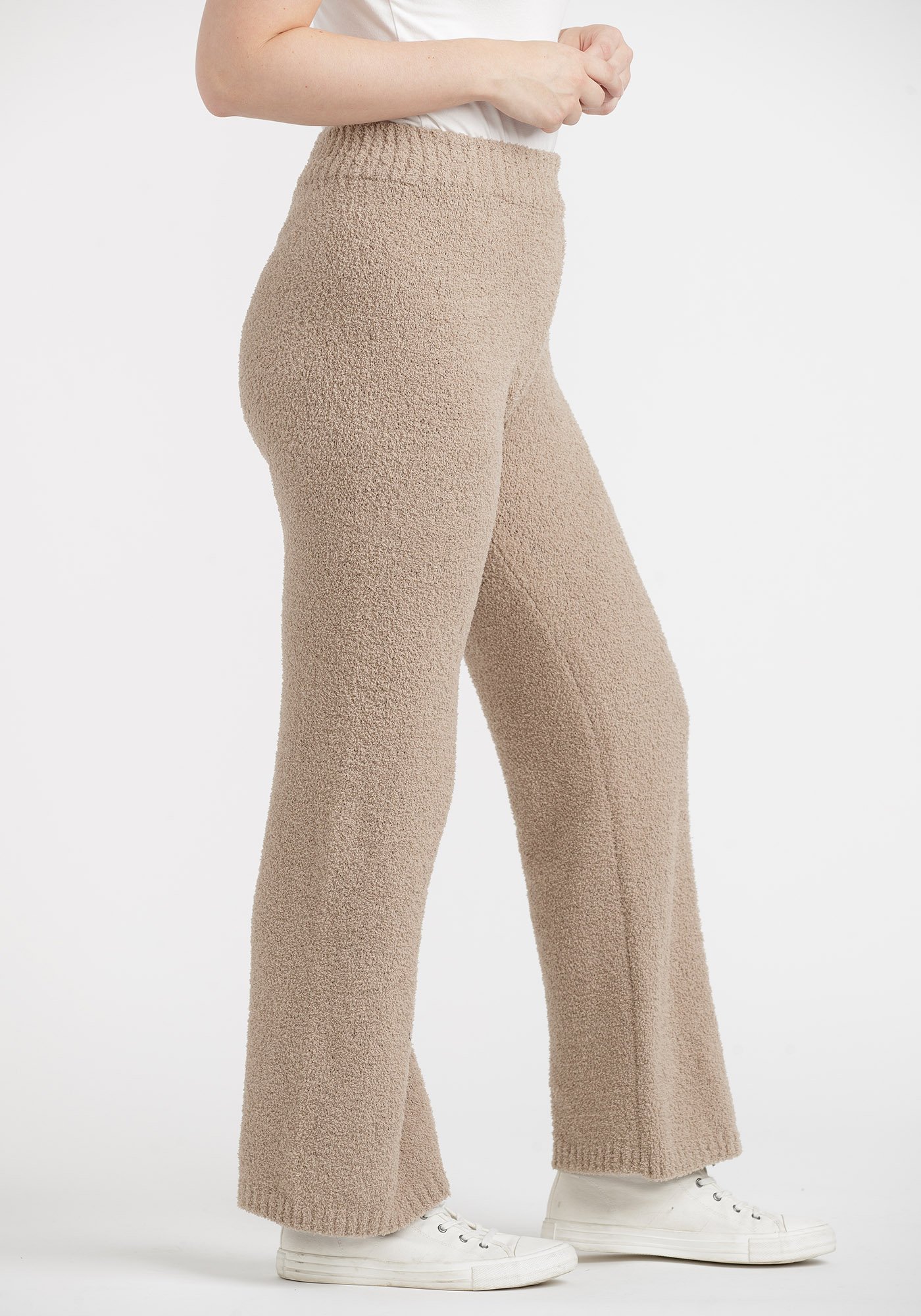 INDEPICT lounge pants Lサイズ ベージュ Women's IML Isaac Morris Lounge Pants Tan Tie Dye Wide Leg