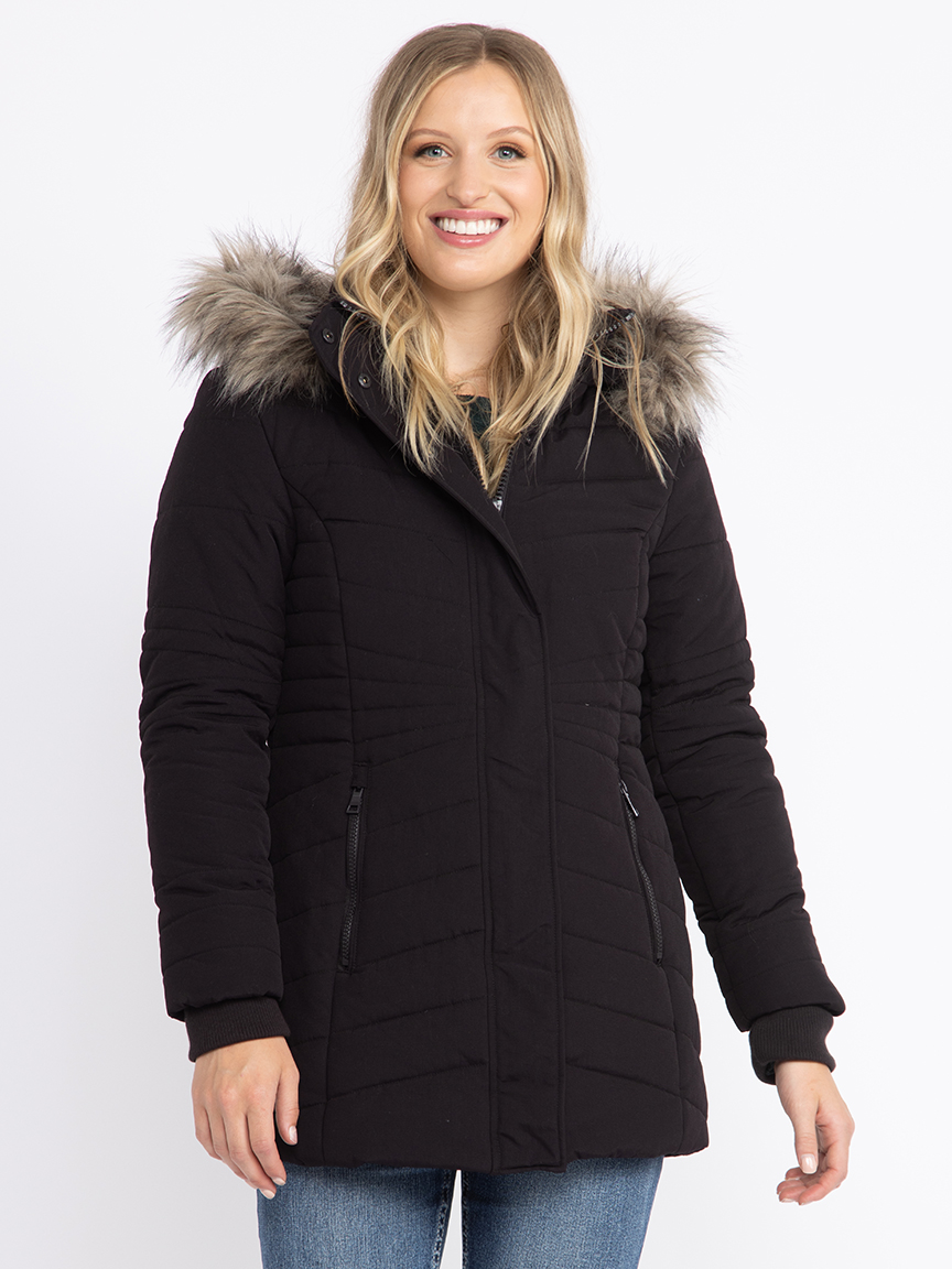 Women's Quilted Parka Warehouse One
