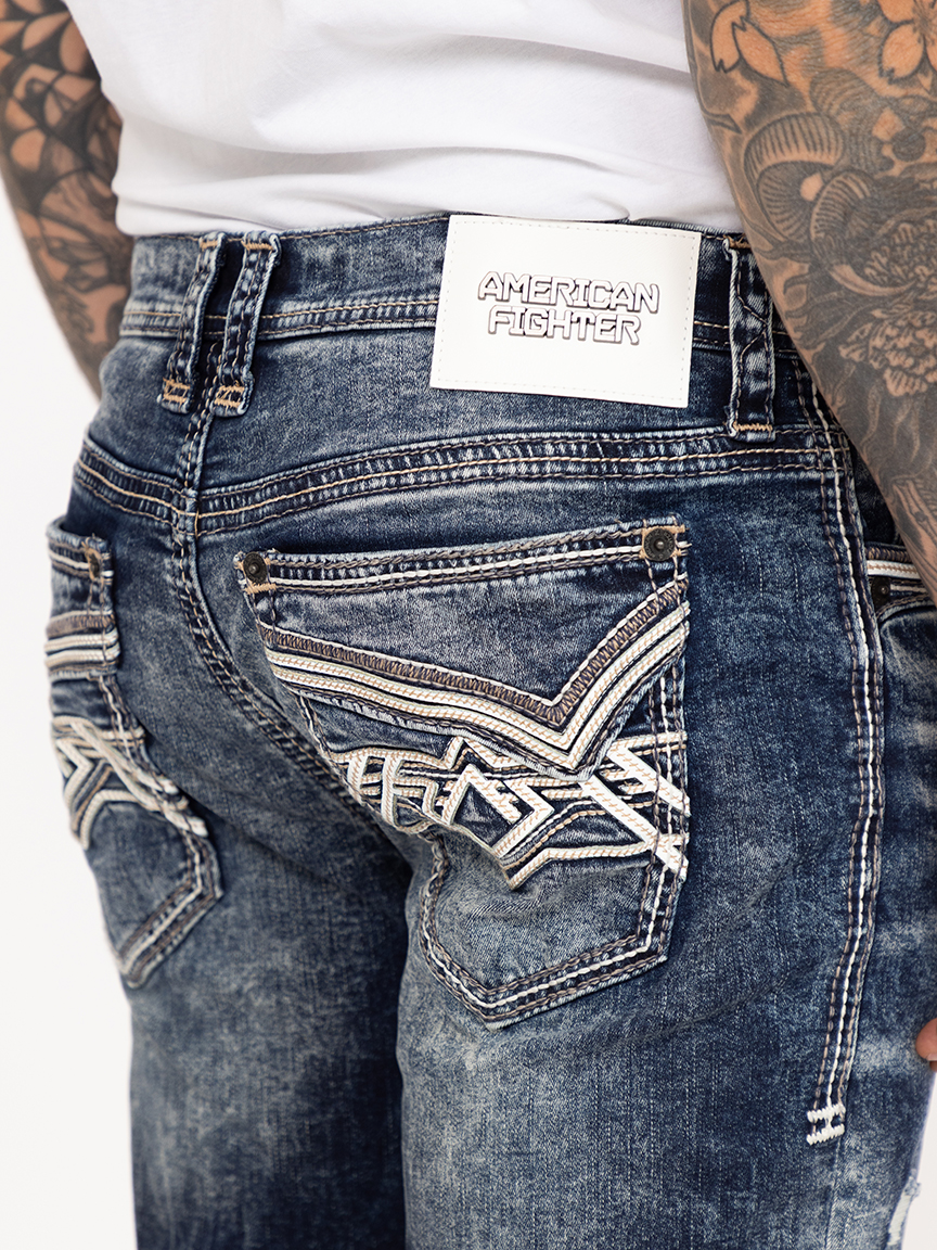 Mens Striker Evan Relaxed Straight Jean