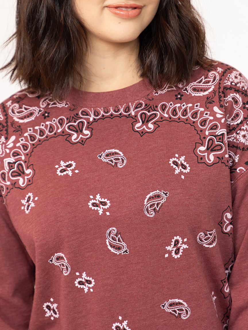 Women's Bandana Sweatshirt