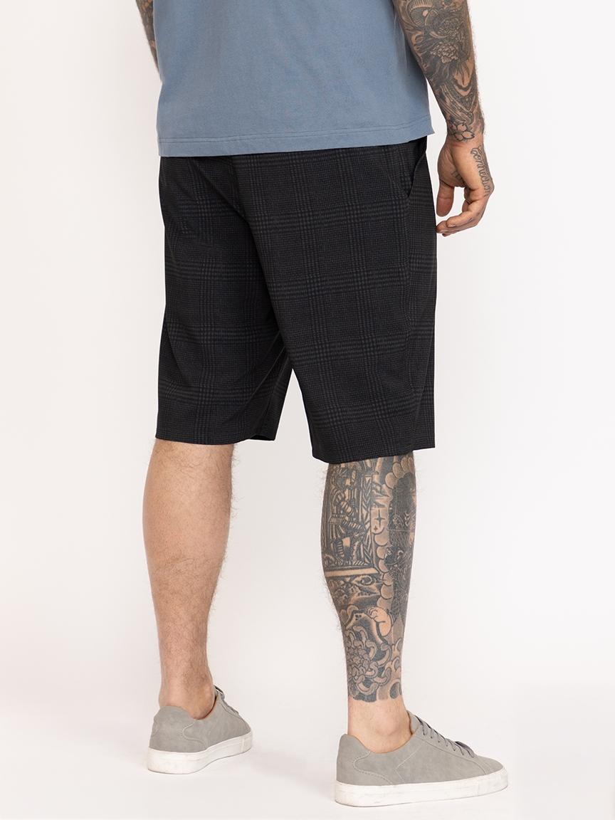 Men's Plaid Hybrid Shorts