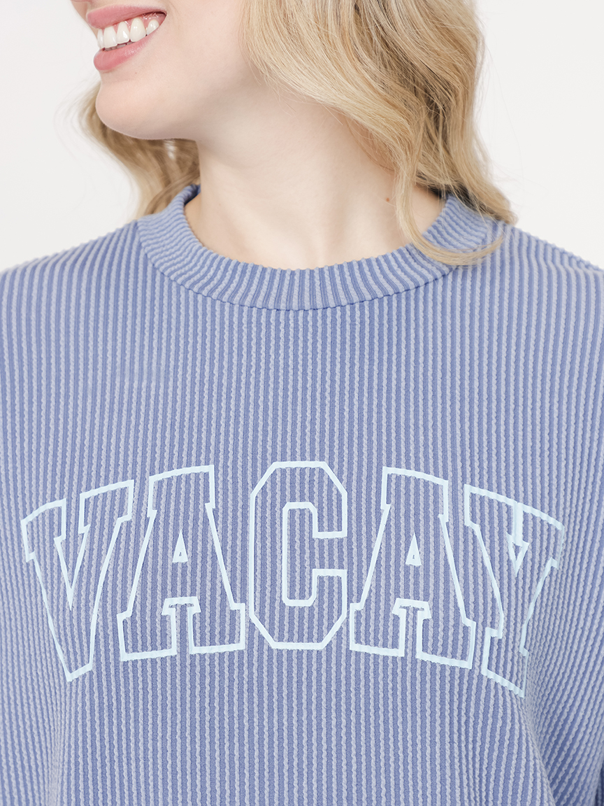 Women's Vacay Wavy Rib Top