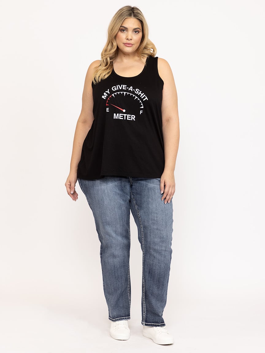 Women's Give-A-Shit Meter Tank