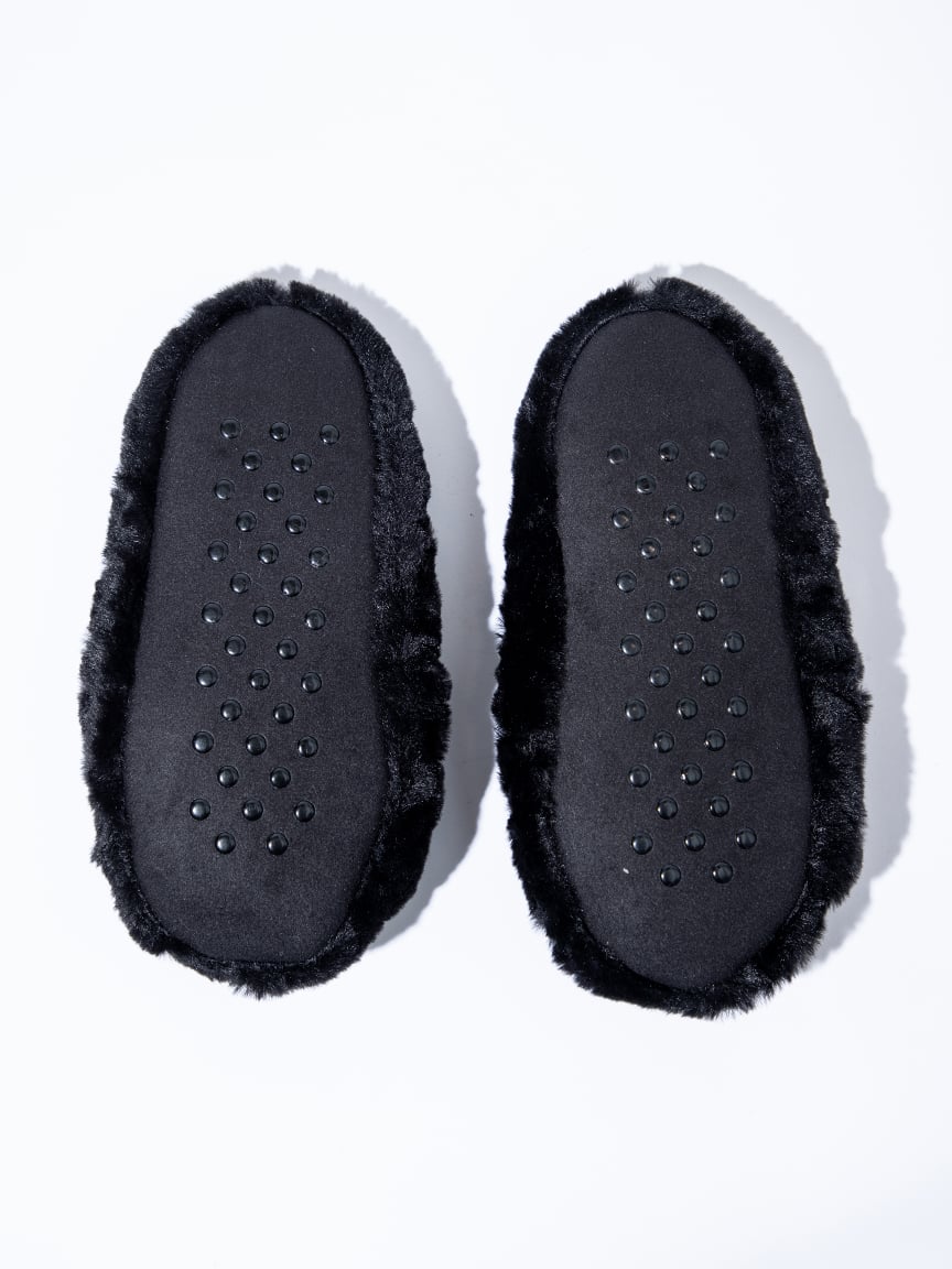 Women's Black Cat Slippers