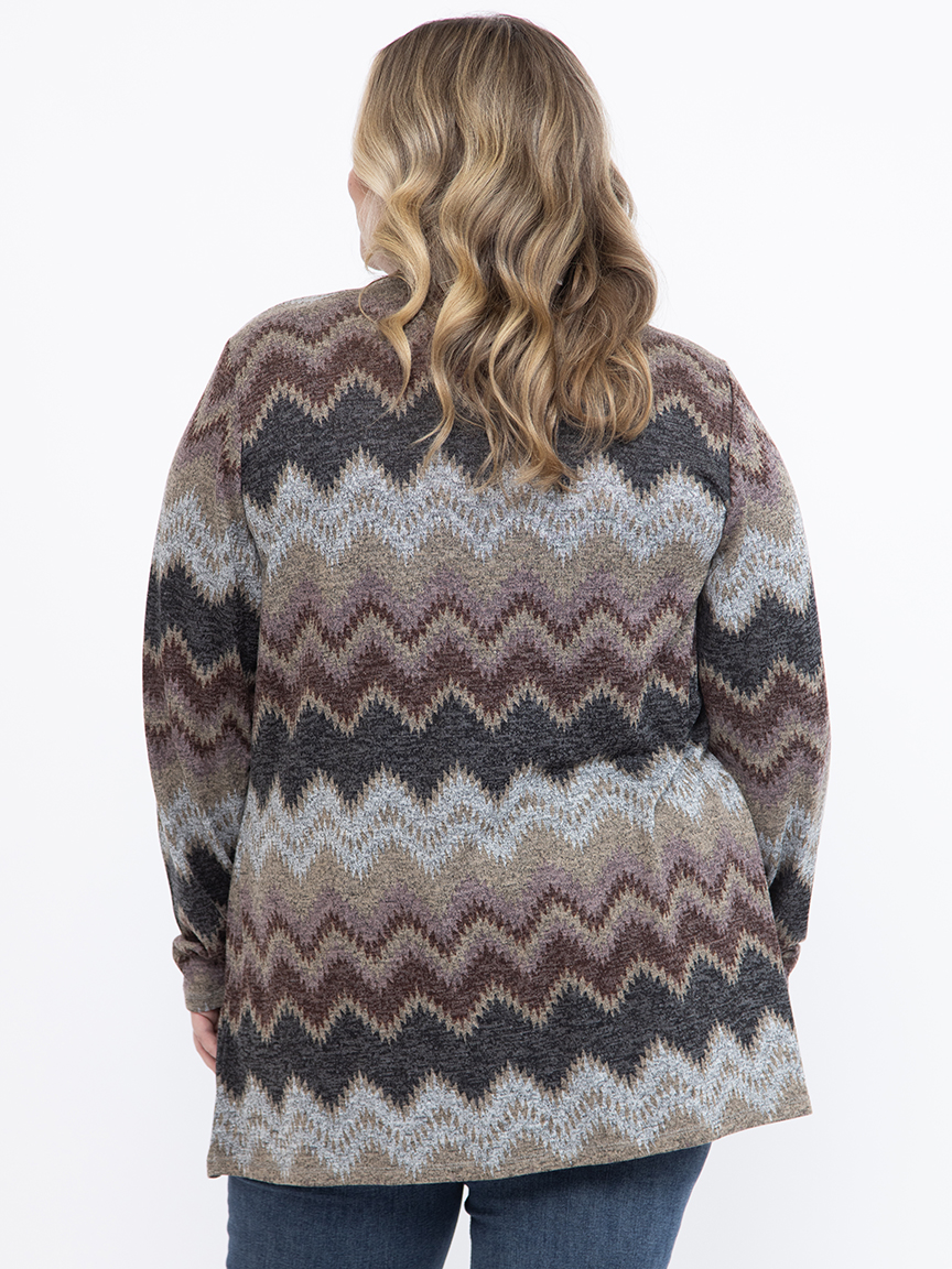 Women's Zig Zag Cardigan Warehouse One