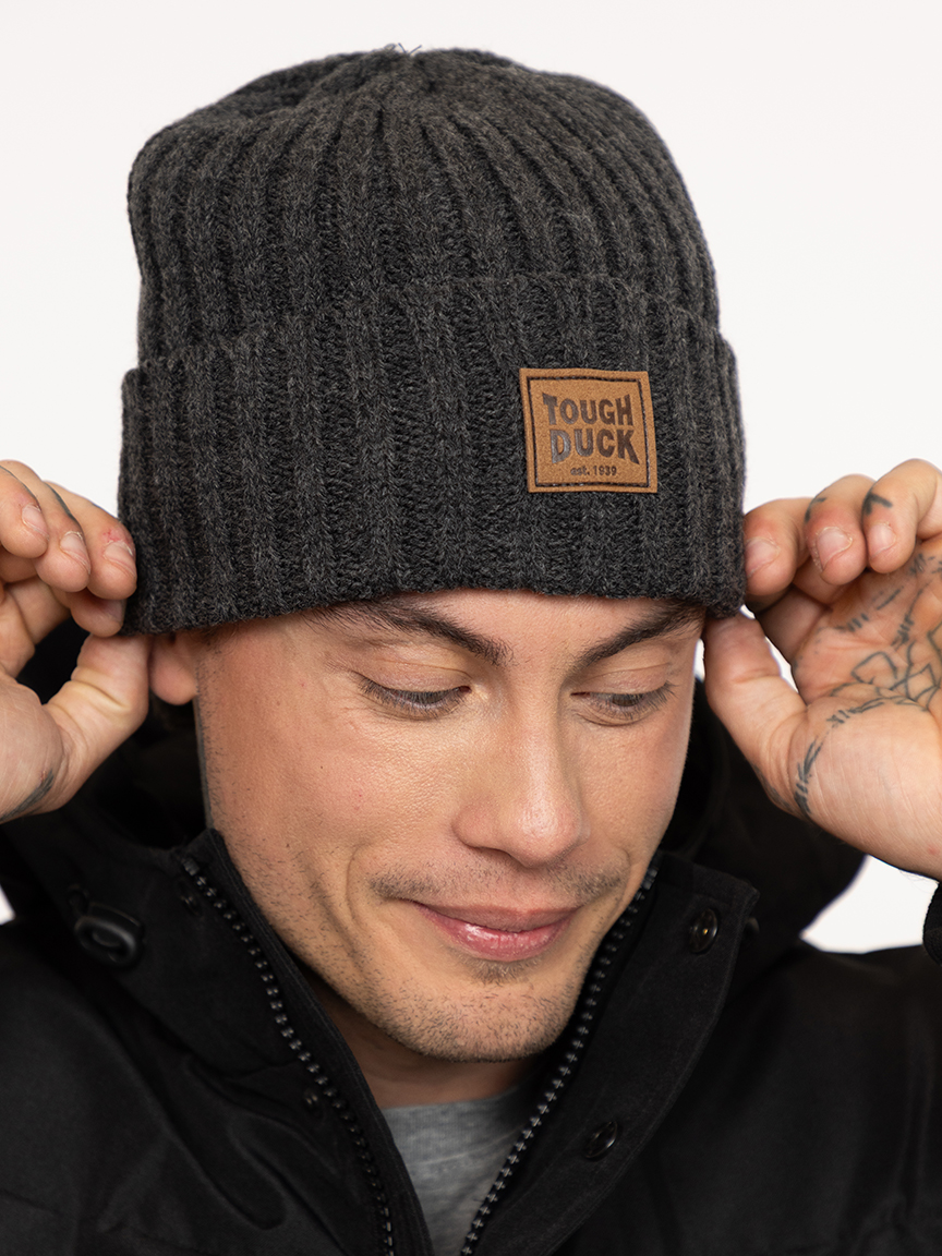 Men's Wool Rib Watch Cap