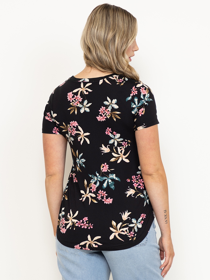 Women's Tropical Crew Neck Tee