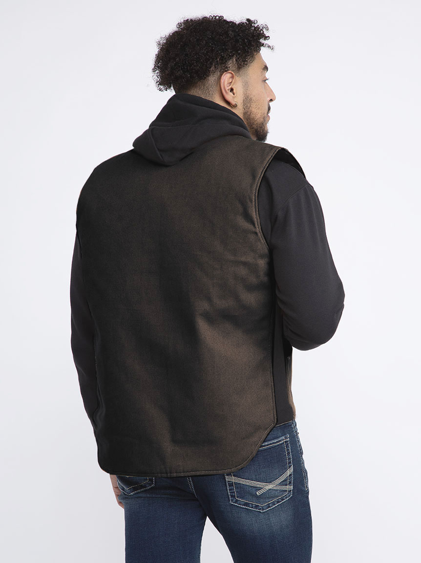 【oan】Mahat York Hood Vest Wrangler Workwear Men's Work Vest with Hood Color Navy Size