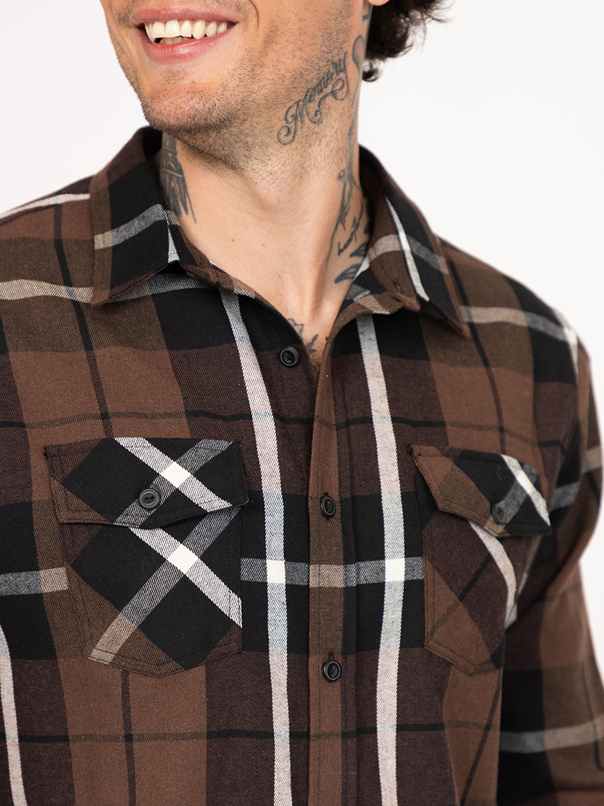 Men's Plaid Flannel Shirt
