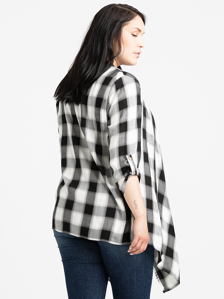 Women's Plaid Wrap