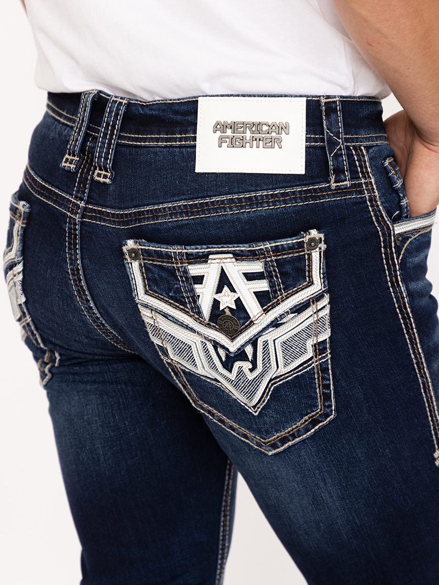 Mens Striker Evan Relaxed Straight Jean